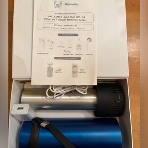 New Unused 4AllFamily Portable Travel fridge. TSA approved. Temp 36-46°F